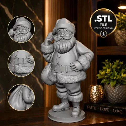 Arquivo STL Noel Para Impressão 3D – Modelo Digital