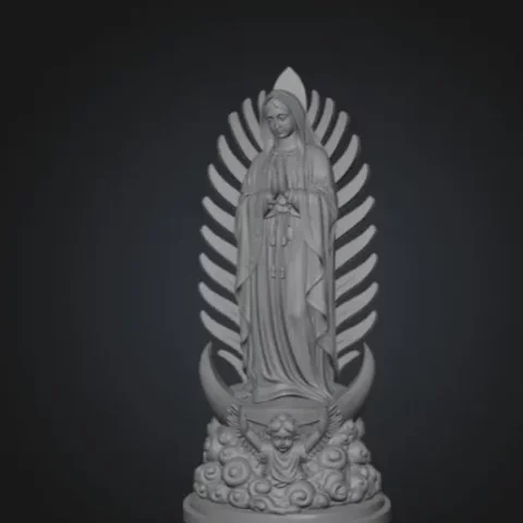Nossa Senhora de Guadalupe – Arquivo STL para Impressão 3D