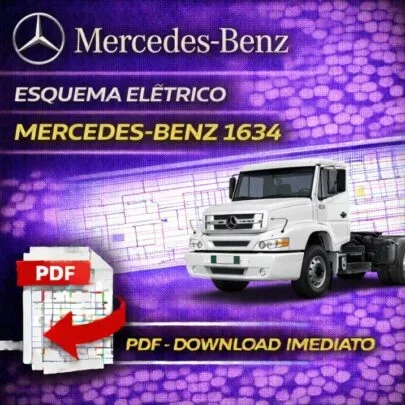 Esquema Elétrico Mercedes-Benz 1634 (PDF) – Download Imediato