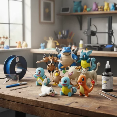 Pack 151 Pokémon STL + 3MF Articulados/Estátuas – Coleção Completa 1ª Geração para Impressão 3D 4