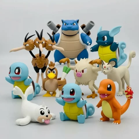 Pack 151 Pokémon STL + 3MF Articulados/Estátuas – Coleção Completa 1ª Geração para Impressão 3D