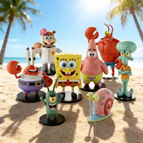 Pack Arquivos STL: Bob Esponja e Seus Amigos (Impressão 3D) 3