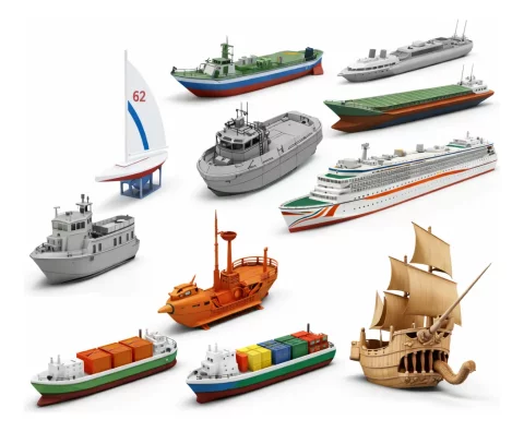 Mega Pack Arquivos STL: Barcos e Navios 3D (+100 Modelos)