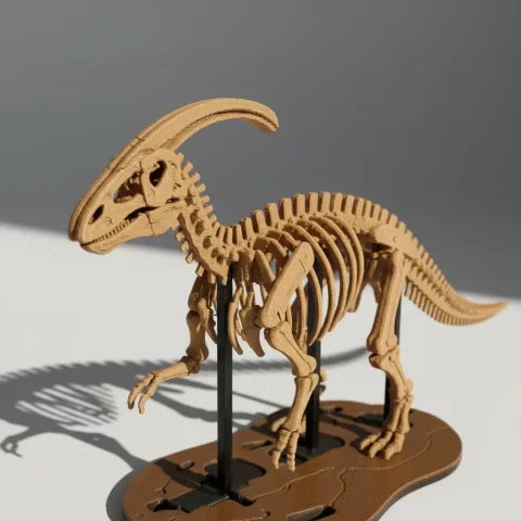 Pack 12 Arquivos STL: Esqueletos de Dinossauro Puzzle (Impressão 3D)