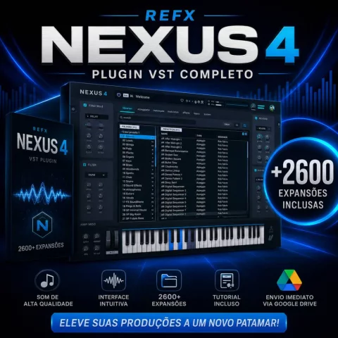 + 2600 Expansões Refx + Nexus 4 Completo