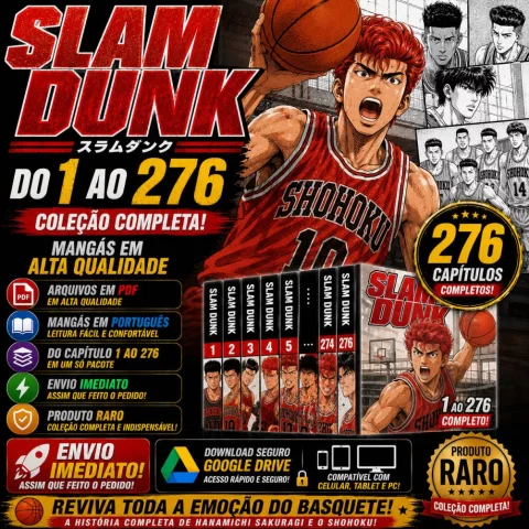 Coleção Slam Dunk Completo: Capítulos 1 ao 276 (Mangá Digital em PDF)