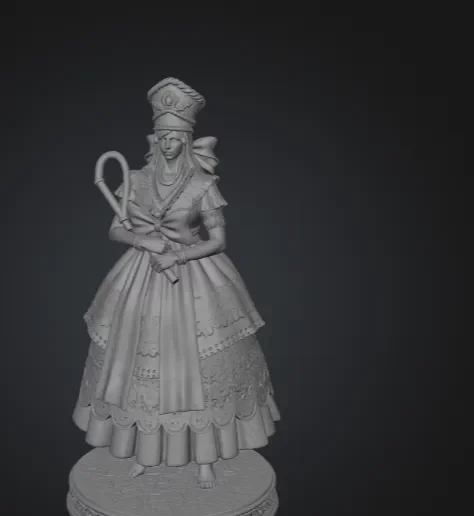 Nanã Buruquê – Umbanda STL para impressão 3D 2