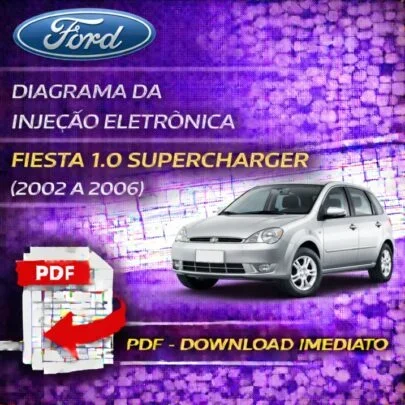 Diagrama da Injeção Eletrônica Fiesta 1.0 Supercharger (2002 a 2006) – PDF