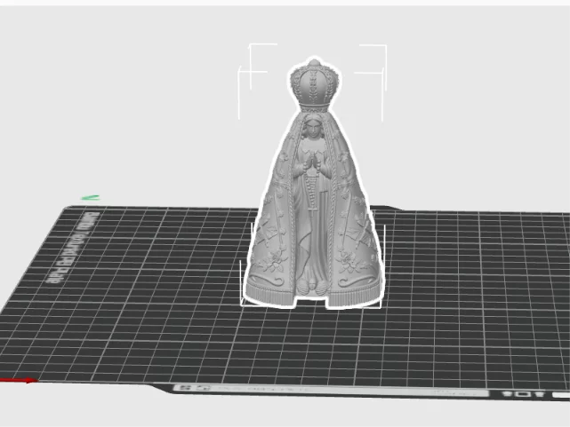 Nossa Senhora Aparecida – Arquivo STL para Impressão 3D