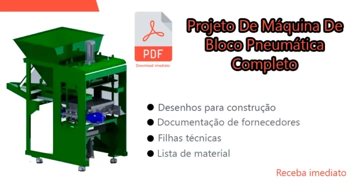 Projeto de Máquina Pneumática de Blocos em PDF