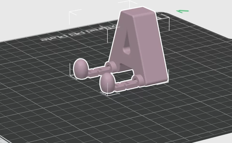 Alfabeto Articulado STL A–Z | Letras com Pernas Móveis para Impressão 3D