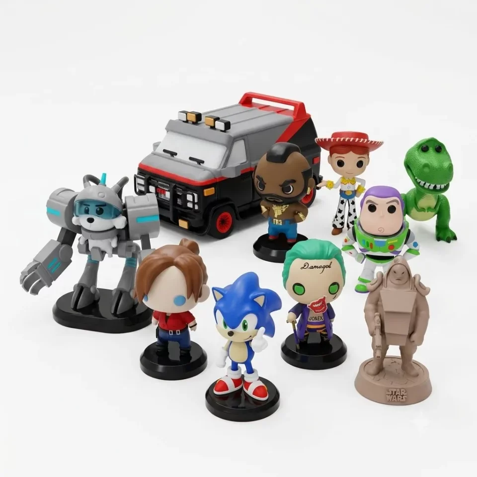 Pacote STL Estilo Funko +30GB – Modelos para Impressão 3D + Atualizações