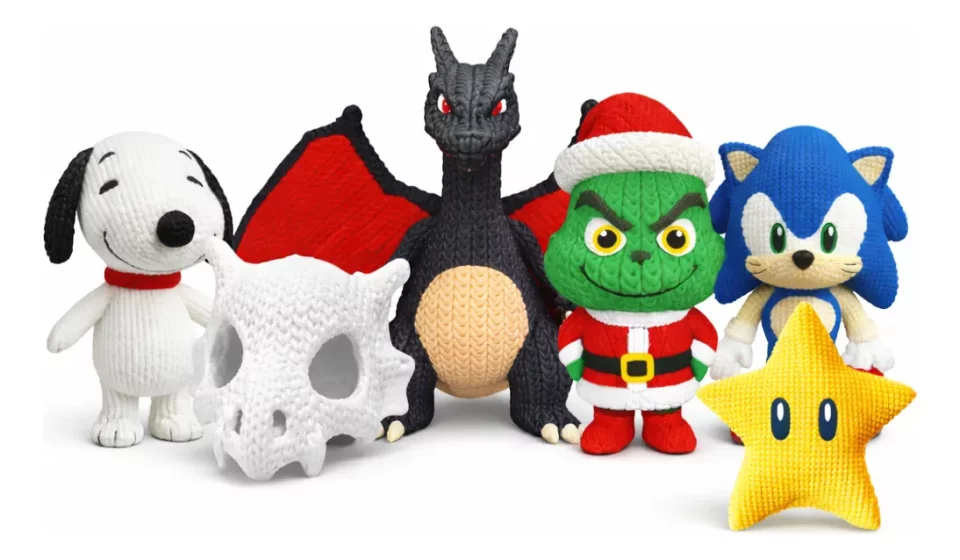 Arquivos para Impressão 3D | +100 Modelos STL e 3MF Estilo Tricô (Knitted)