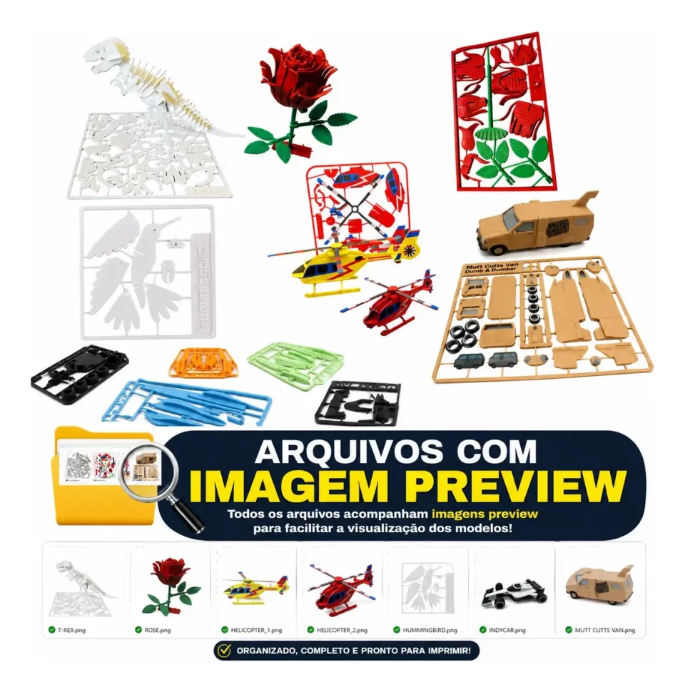 MEGA PACK +70 KIT CARDS STL – COLEÇÃO COMPLETA