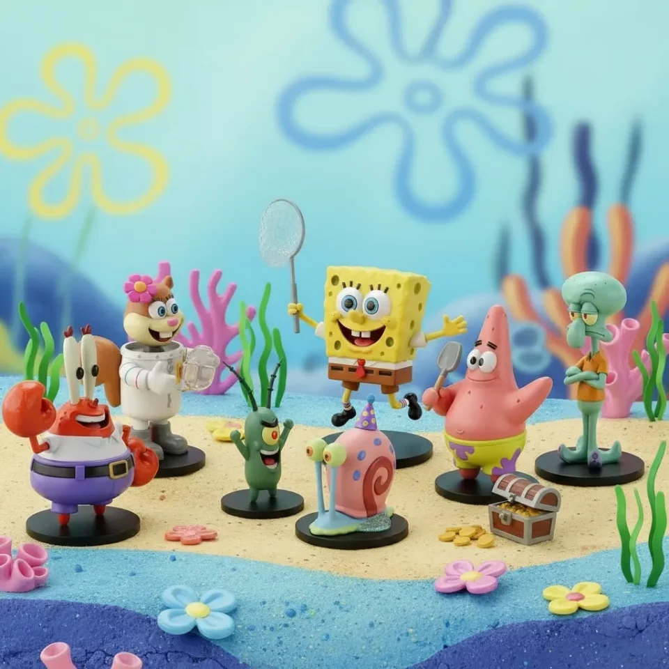 Pack Arquivos STL: Bob Esponja e Seus Amigos (Impressão 3D)