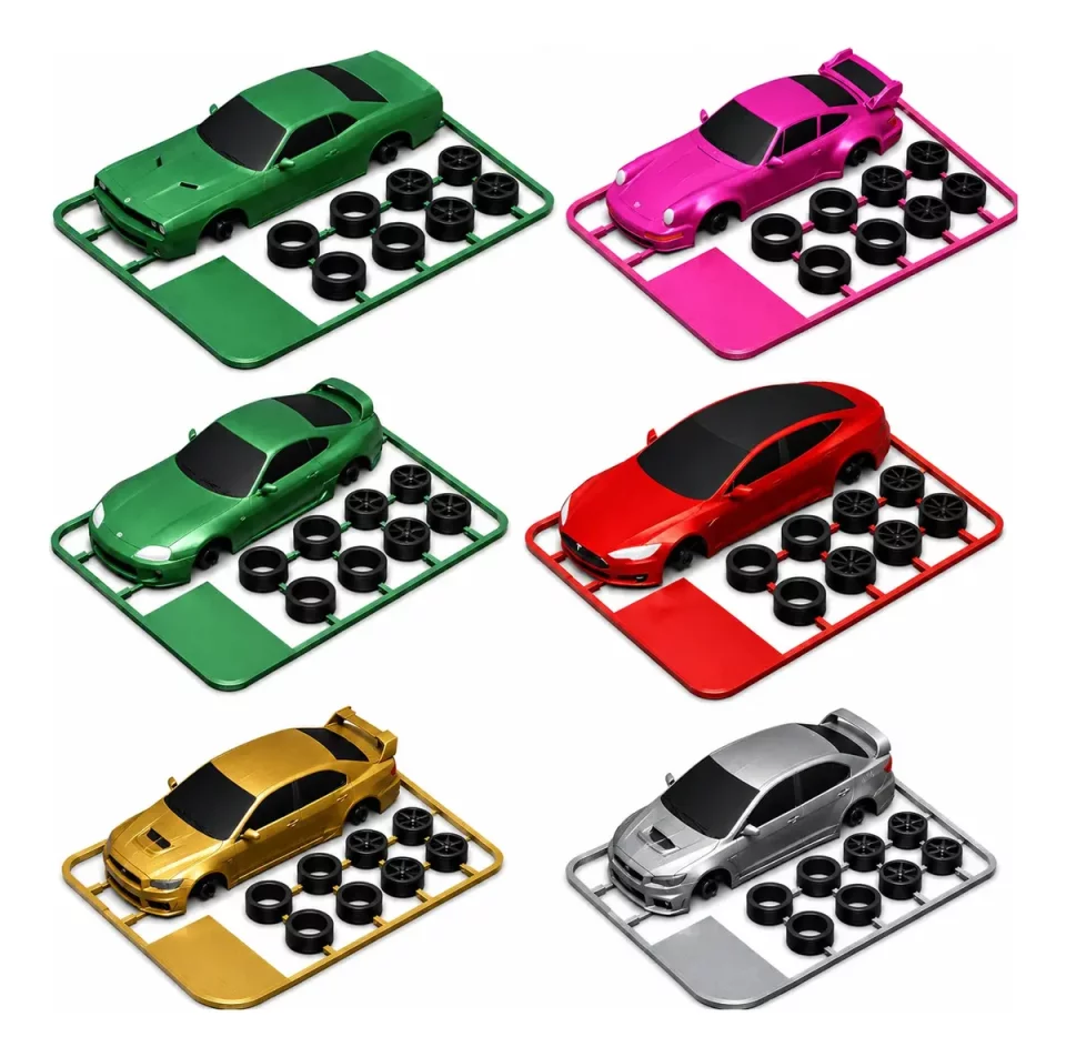 Pack +50 Arquivos STL: Kit Card Carros (Miniaturas Montáveis para Impressão 3D)