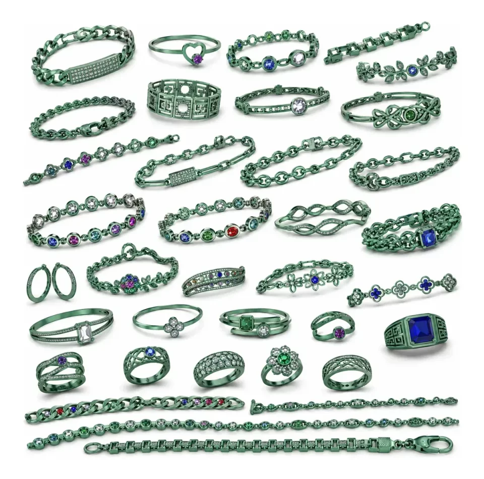 Pack +280 Arquivos 3DM e STL Pulseiras e Correntes para Joias (Rhinoceros / MatrixGold)