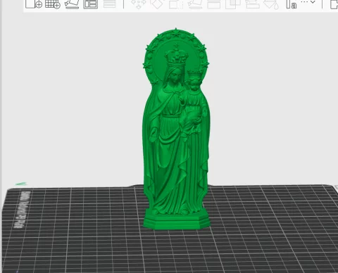 Nossa Senhora do Carmo "Nossa senhora de Nazaré " – Arquivo STL para Impressão 3D