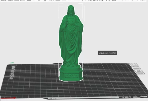 Coração Glorioso de Jesus – Arquivo STL para Impressão 3D