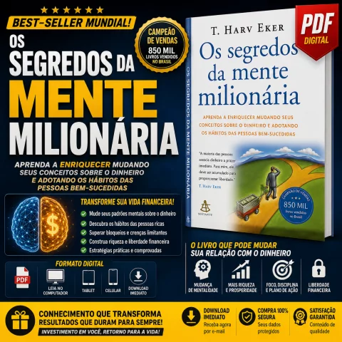 Os Segredos da Mente Milionária – T. Harv Eker | Livro Digital PDF | Dinheiro, Prosperidade e Mentalidade Financeira