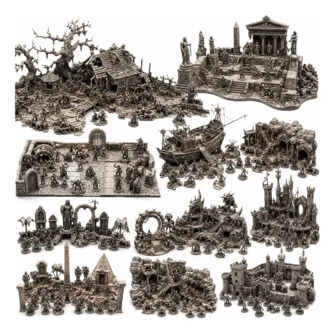 Pacote digital Arquivos Stl 73 Pacotes Premium Jogos De Mesa E Rpgs Premium