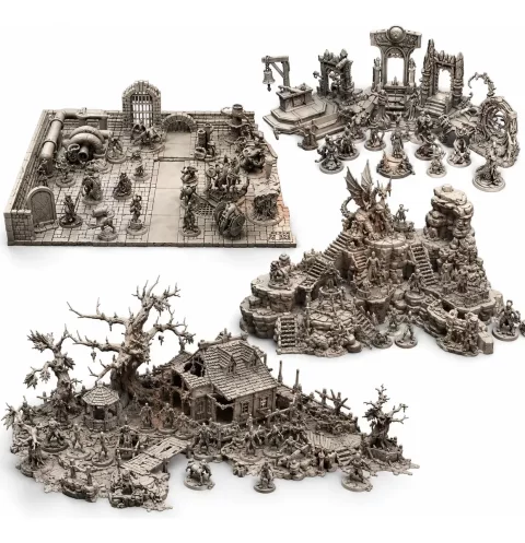 Pacote digital Arquivos Stl 73 Pacotes Premium Jogos De Mesa E Rpgs Premium