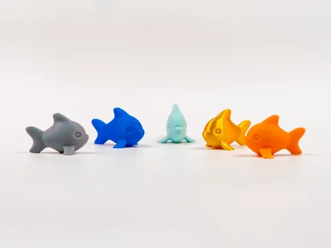 +100 Arquivos STL de Peixes para Impressão 3D | Estatuas e Articulados 4