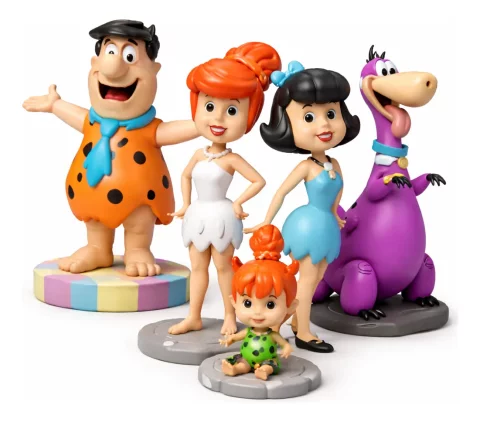 Pack Arquivos STL Personagens Os Flintstones + Updates