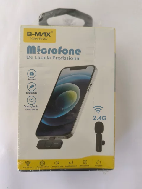 Microfone de Lapela B-MAX BM-220 4