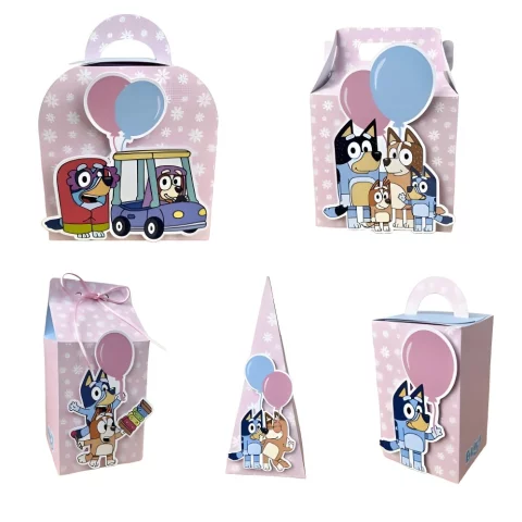 Kit Personalizado Bluey Rosa Arquivo Digital