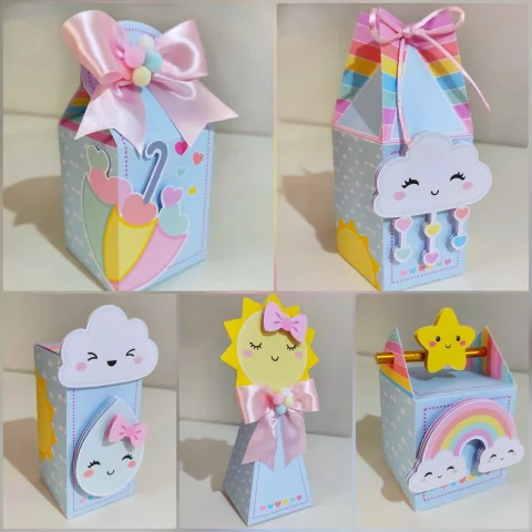 Kit Personalizado Chuva de Amor 3D Arquivo Digital