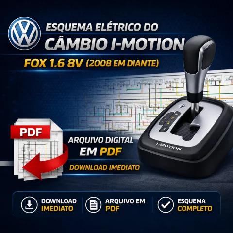 Esquema Elétrico do Câmbio I-Motion Fox 1.6 8V (2008 em diante) – PDF