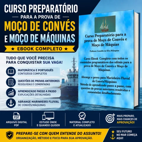 Curso Preparatório Moço de Convés e Moço de Máquinas