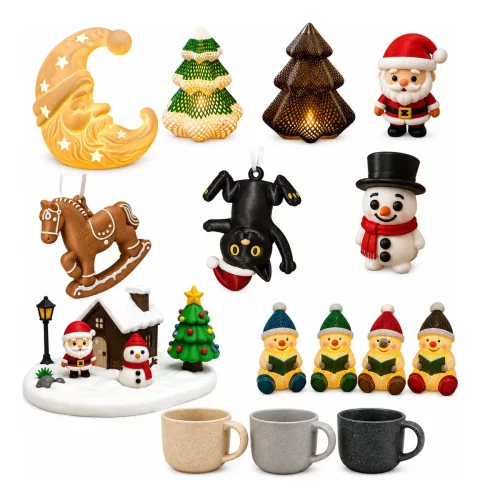 Pack Decoração de Natal STL e 3MF – Centenas de Arquivos para Impressão 3D 2