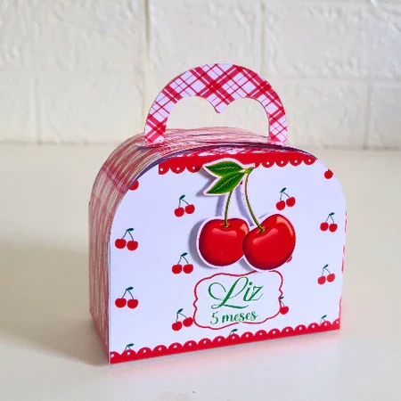 Kit Personalizado Cerejinha Xadrez 3D Arquivo Digital 6