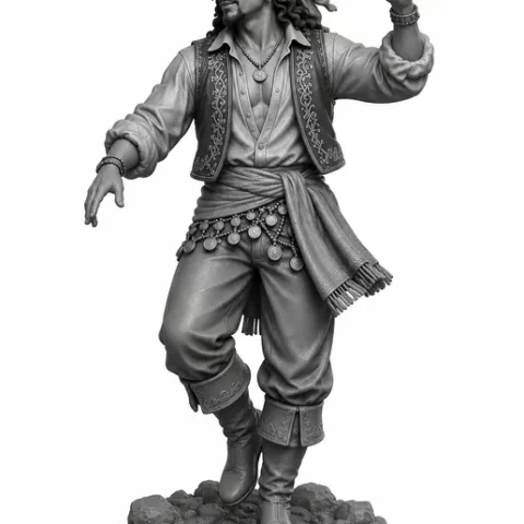 Cigano (Homem Cigano) – Arquivo STL para Impressão 3D