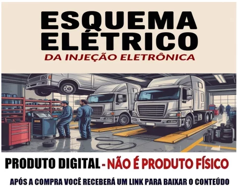 Esquema Elétrico Injeção Eletrônica Mercedes Atego 2428 7.2 de 2007 em diante 1