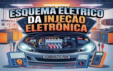 Esquema Elétrico Injeção Eletrônica Fiat 500 1.4 16V de 2013 em diante - Bosch 1