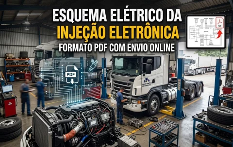 Esquema Elétrico da Injeção Eletrônica Ford Cargo 1517E de 2005 em diante 1