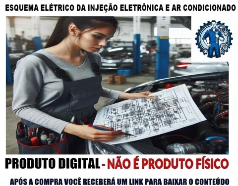 Esquema Elétrico da Injeção e Ar Condicionado Gol Parati Saveiro G4 1