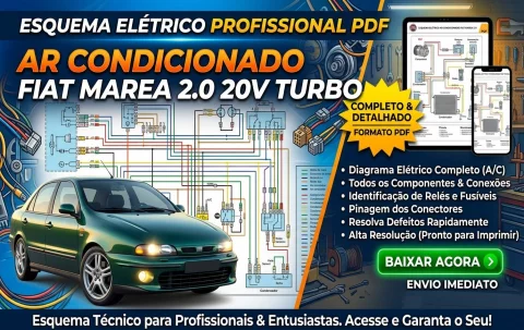 Esquema Elétrico Ar Condicionado Fiat Marea 2.0 20V Turbo 1