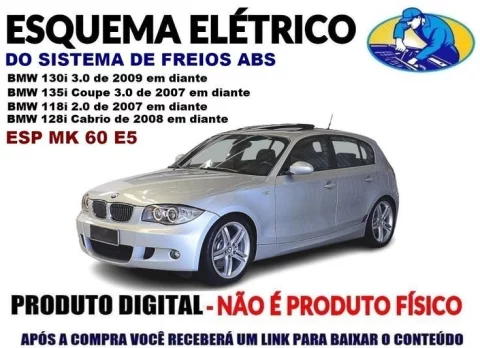 Esquema Elétrico do Freio ABS BMW 130i 135i 118i 120i 1
