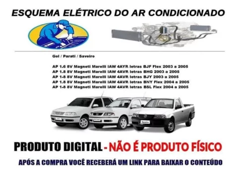 Esquema Elétrico do Ar Condicionado Gol Parati Saveiro - IAW 4AVP 1