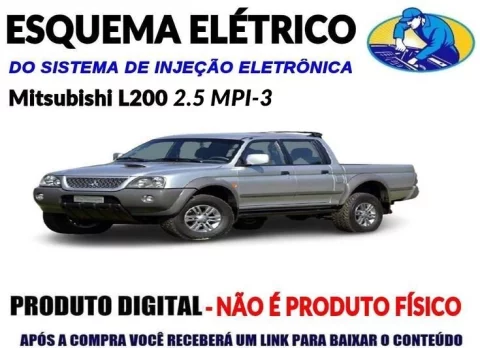 Esquema Injeção Mitsubishi L200 MPI 2.5 a partir de 2003 1