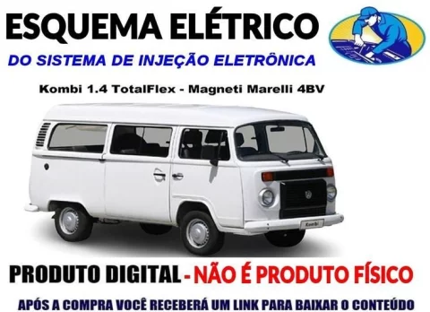 Manual de Serviço + Esquema da Injeção Eletrônica Kombi 1.4 Total Flex 1