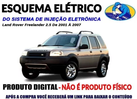 Esquema Elétrico da Injeção Land Rover Freelander 2.5 de 2001 à 2007 1