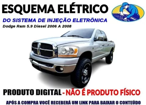 Esquema Elétrico da Injeção Eletrônica Dodge Ram 5.9 de 2006 à 2008 1