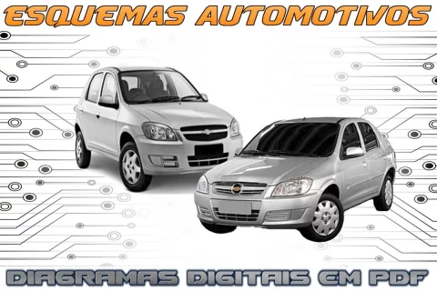 Esquema Elétrico da Injeção Ar e Arrefecimento do Celta e Prisma de 2006 à 2008 1