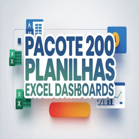 Pacote 200 Planilhas Excel com Dashboards 1