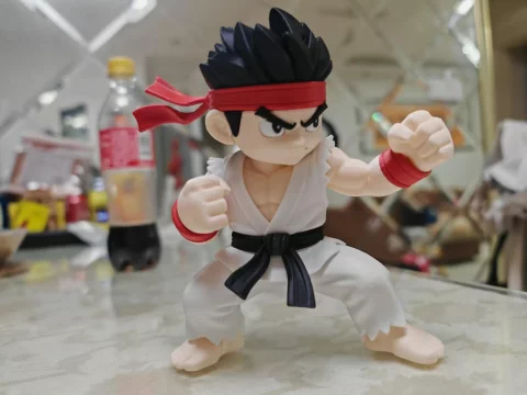Figura de Ação Ryu - Impressão 3D 1